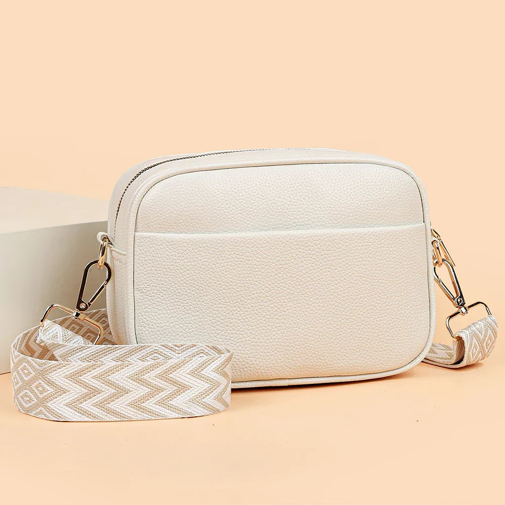 Zara - Refined Leather Shoulder Bag