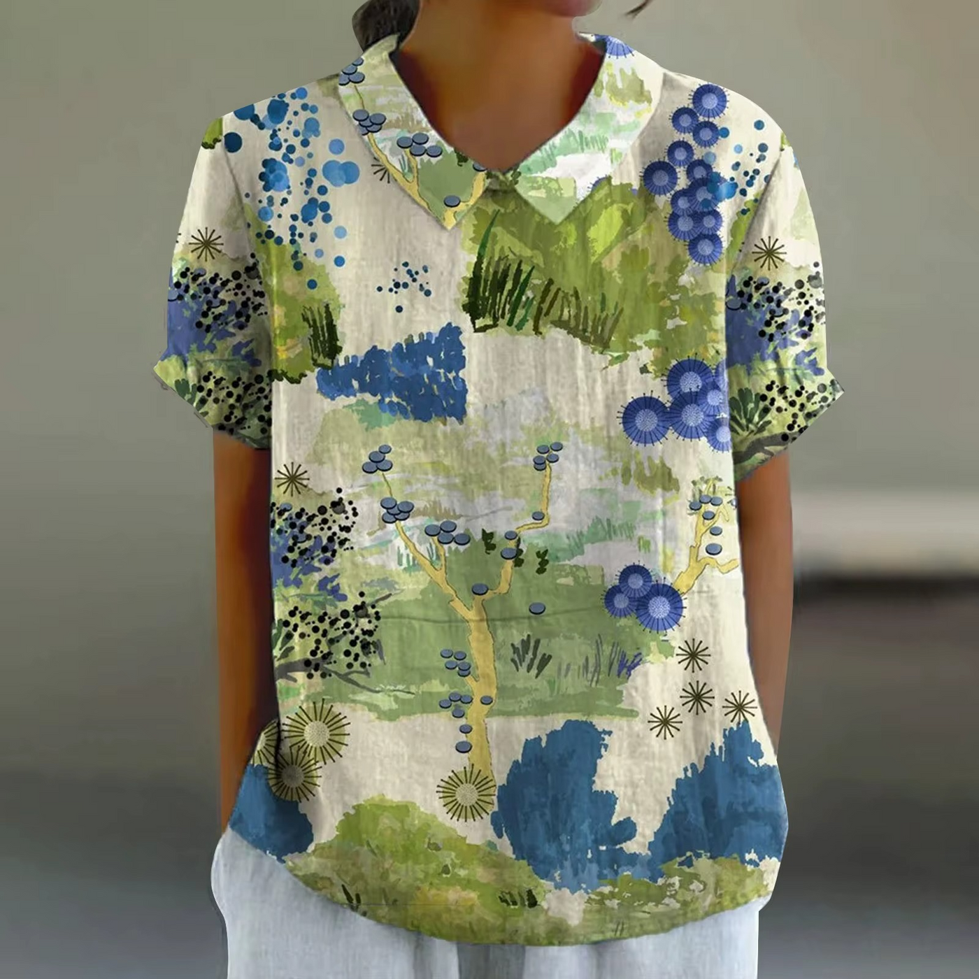 Mia - Bohemian Art Shirt