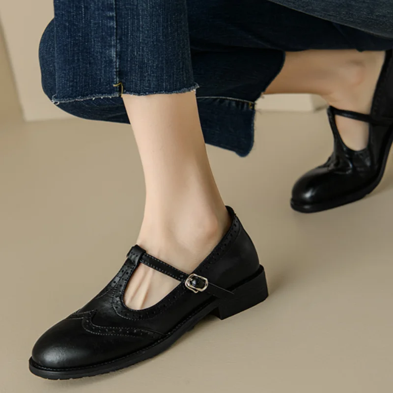 Maya - Elegant T-Strap Mary Janes