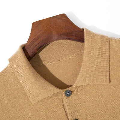 Lorenzi - Silk and Wool Polo Shirt