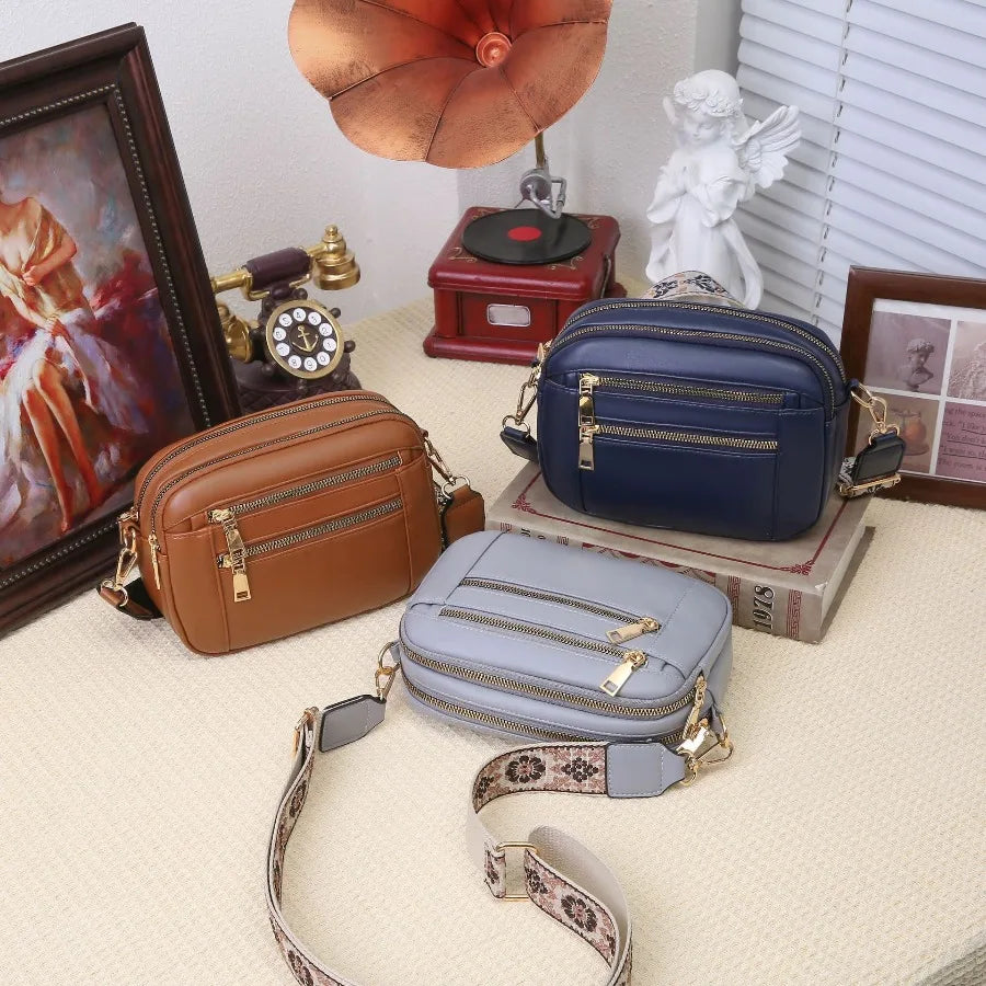 Ayla - Refined Leather Shoulder Bag