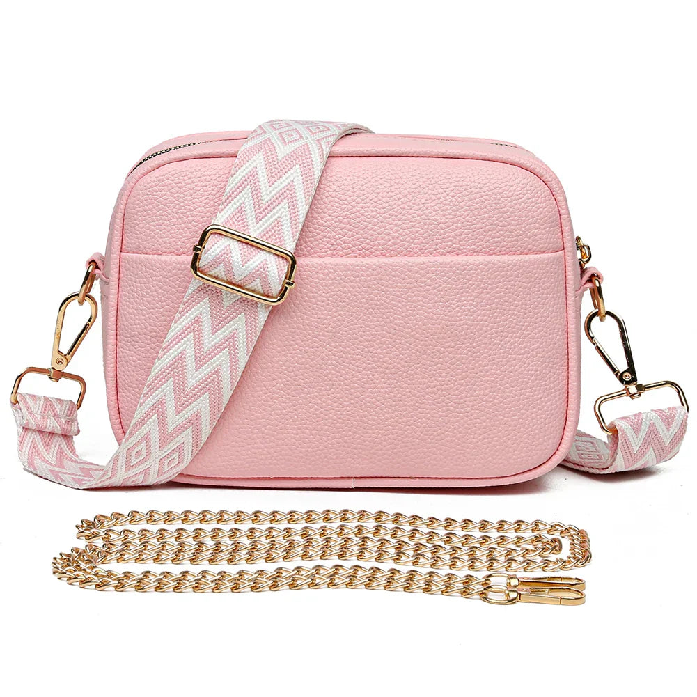 Zara - Refined Leather Shoulder Bag