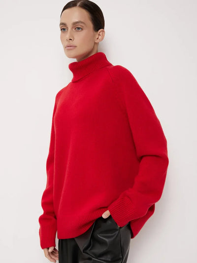 Alexa - Turtleneck Knitted Sweater