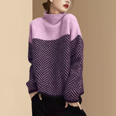 Carla - Cozy Contrast Sweater