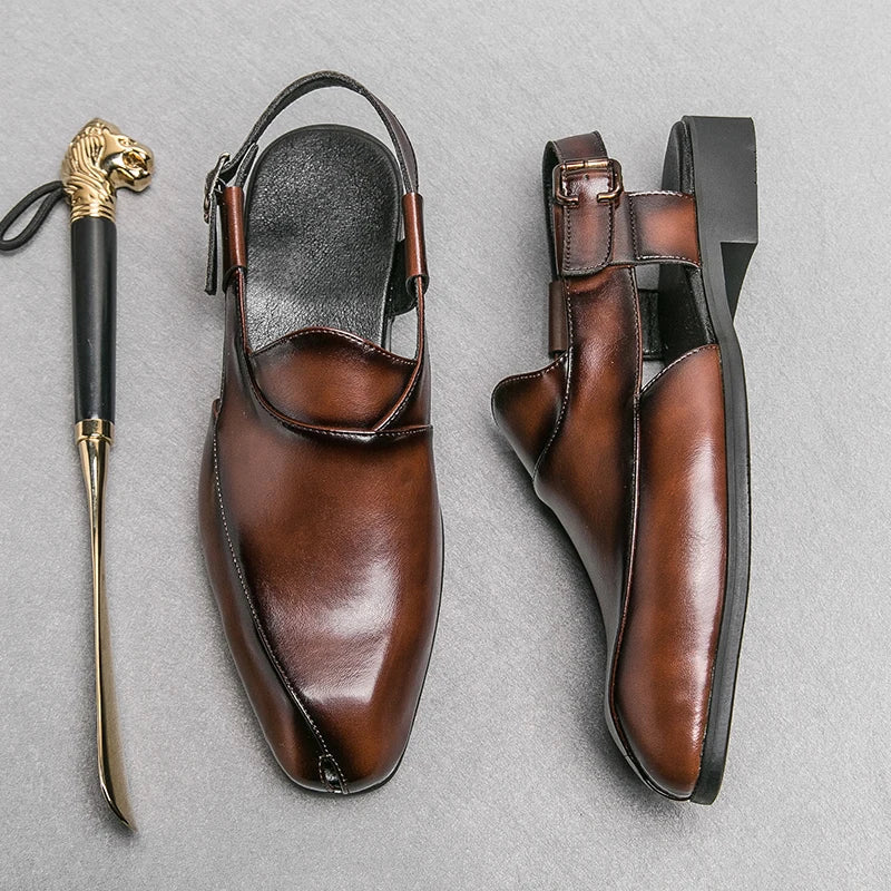 Fairford - Leather Cutout Loafers
