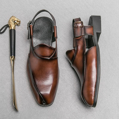 Fairford - Leather Cutout Loafers