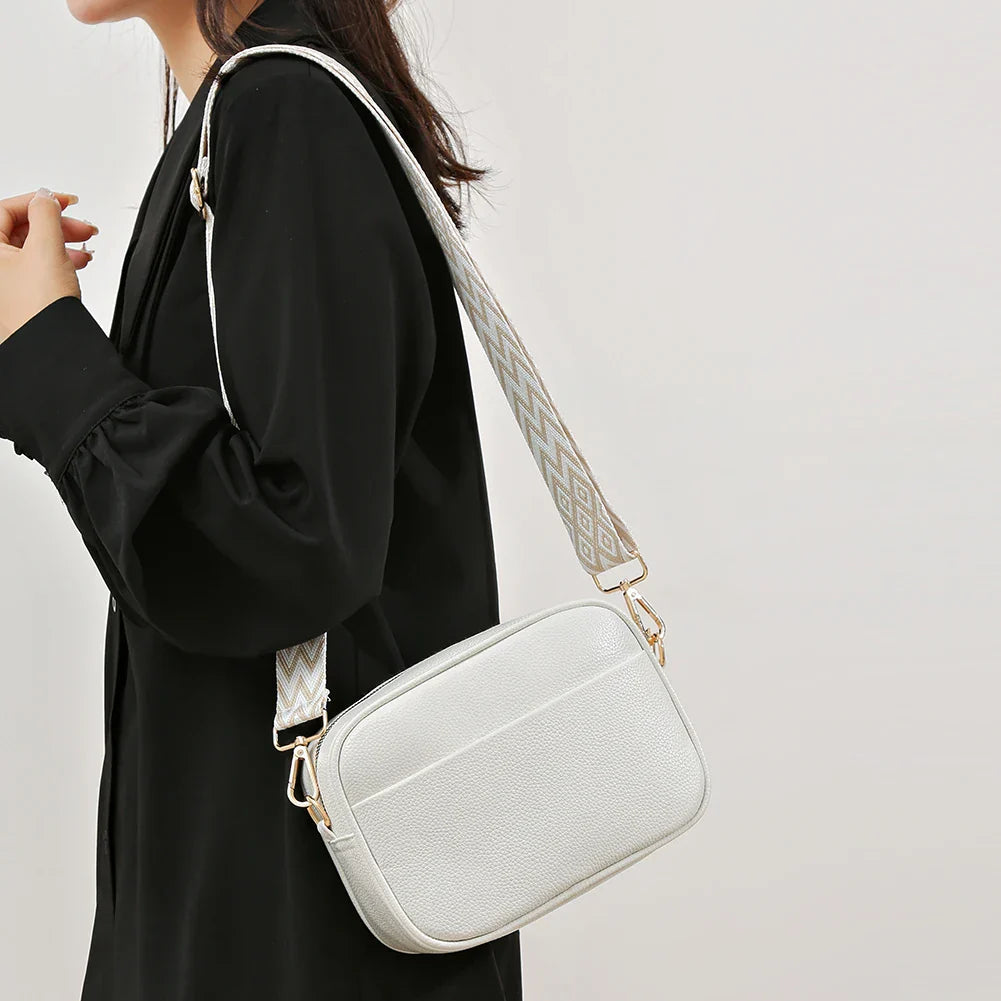 Zara - Refined Leather Shoulder Bag