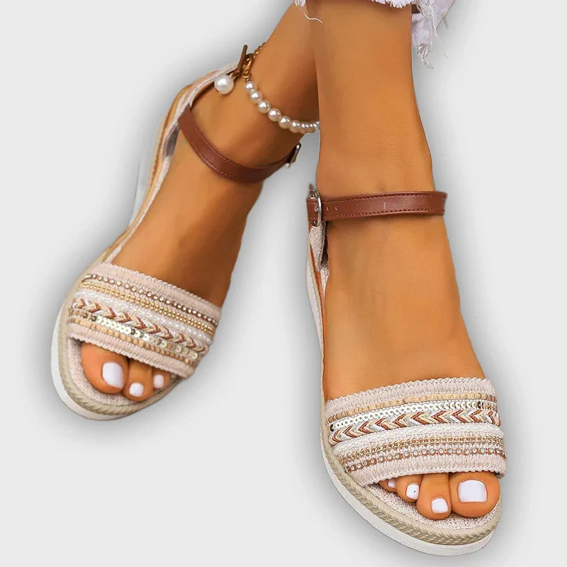 Elora - Casual Sandals for Effortless Summer Style