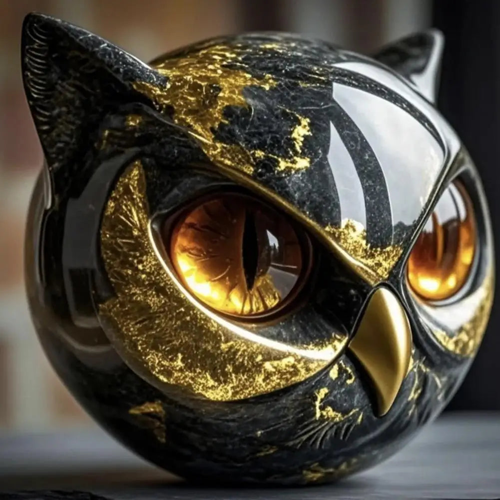 Ollie - Owl Stone Sculpture