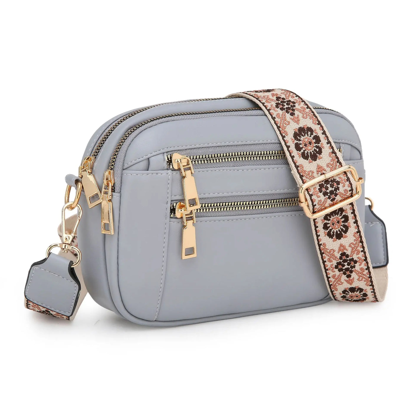 Violet - Refined Leather Shoulder Bag