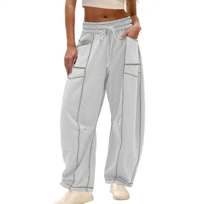 Orlaina - Relaxed Fit Wide Leg Pants
