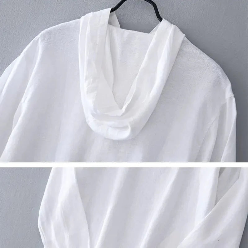 VIVA LINEN HOODIE
