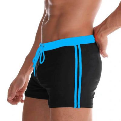Liam – Comfortable patchwork beach shorts