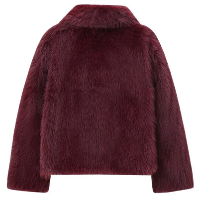 Lucia - Elegant Plush Fur Coat