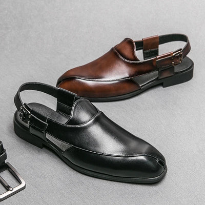 Fairford - Leather Cutout Loafers