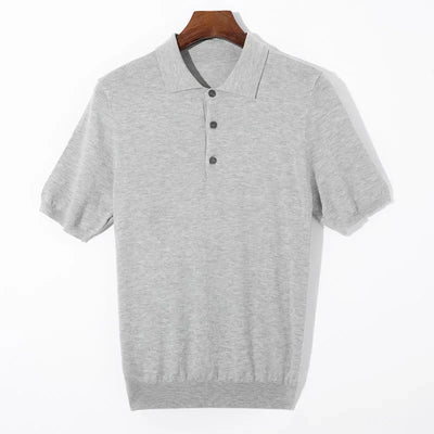 Lorenzi - Silk and Wool Polo Shirt