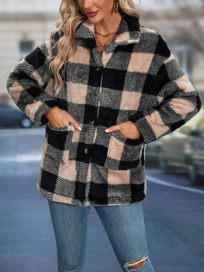 Carla - Casual Checked Jacket