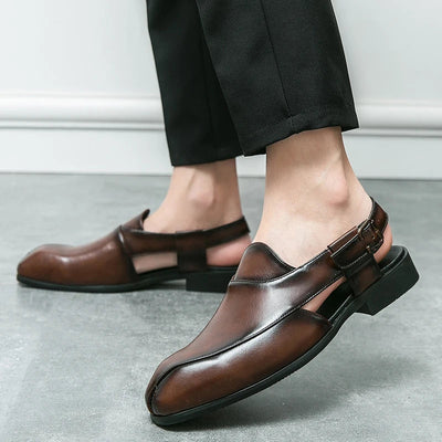 Fairford - Leather Cutout Loafers