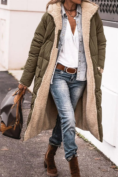 Adele - WARM QUILTED JACKET WITH HOOD