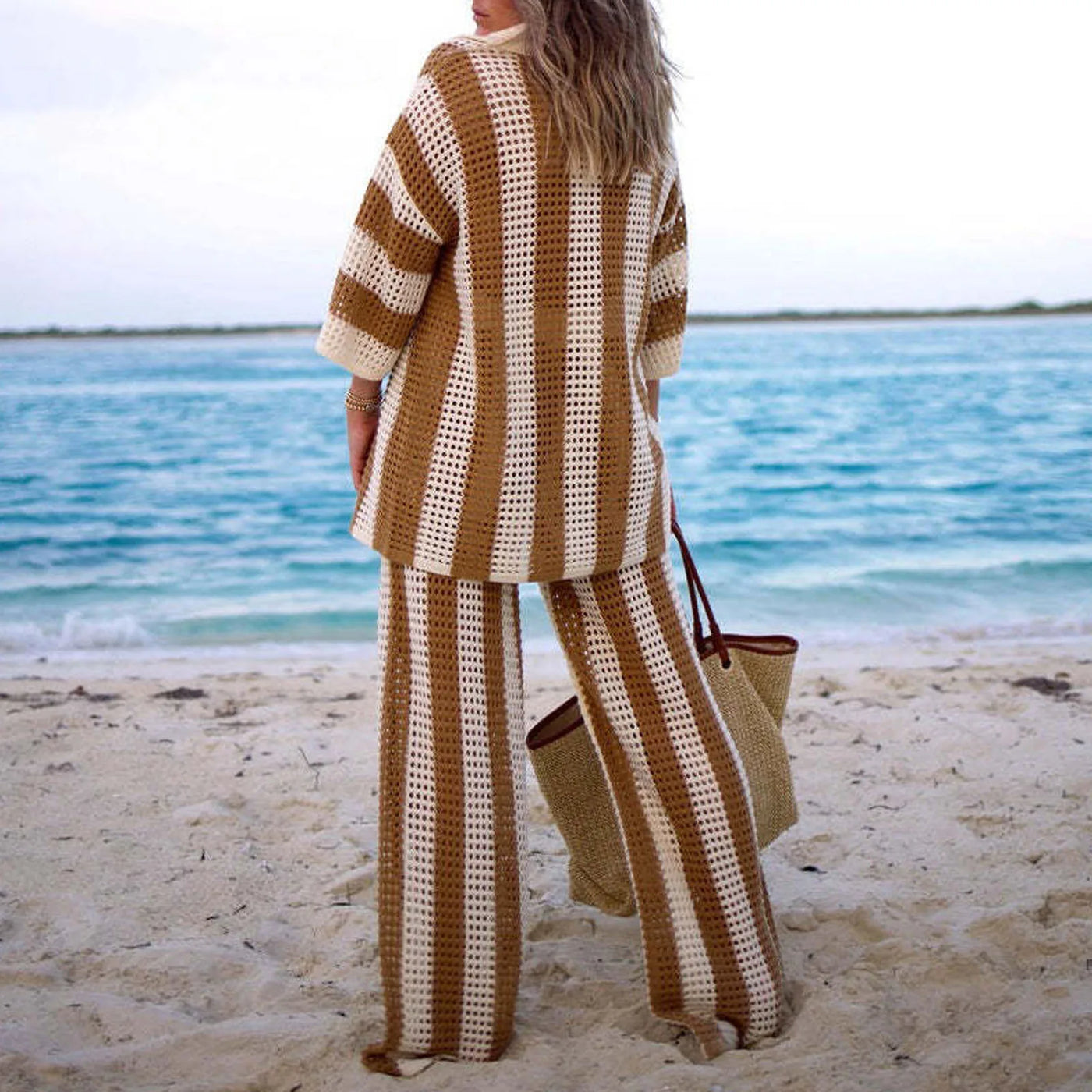 Lianne - Stripe Knit loungewear