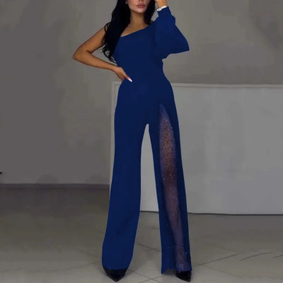 Heather - Glittering Off-shoulder One Piece