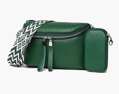 Nina - Refined Leather Shoulder Bag