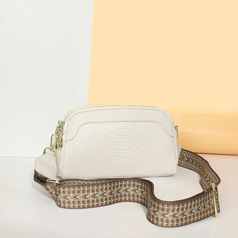 Amara - Refined Leather Shoulder Bag