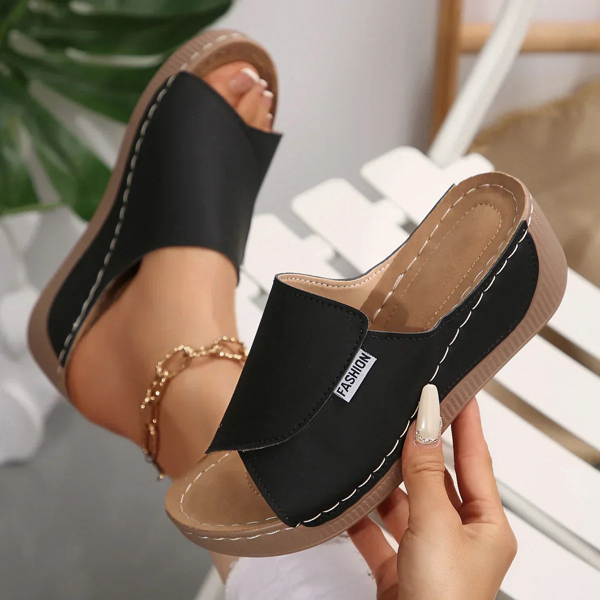 Selene - Orthopedic Wedge Heel Sandals