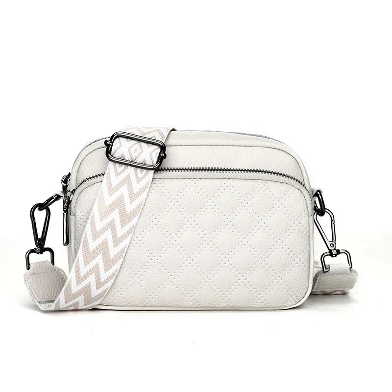 Belle - Refined Leather Shoulder Bag