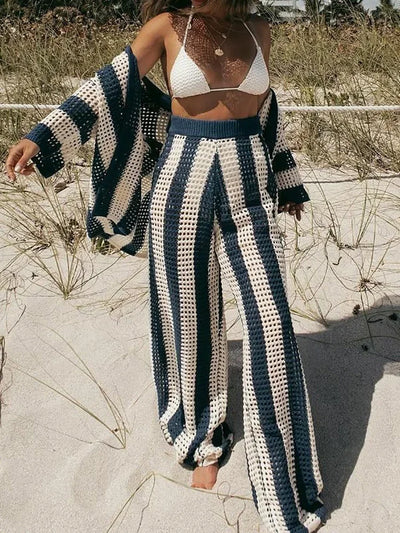 Lianne - Stripe Knit loungewear