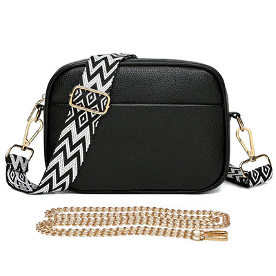 Zara - Refined Leather Shoulder Bag