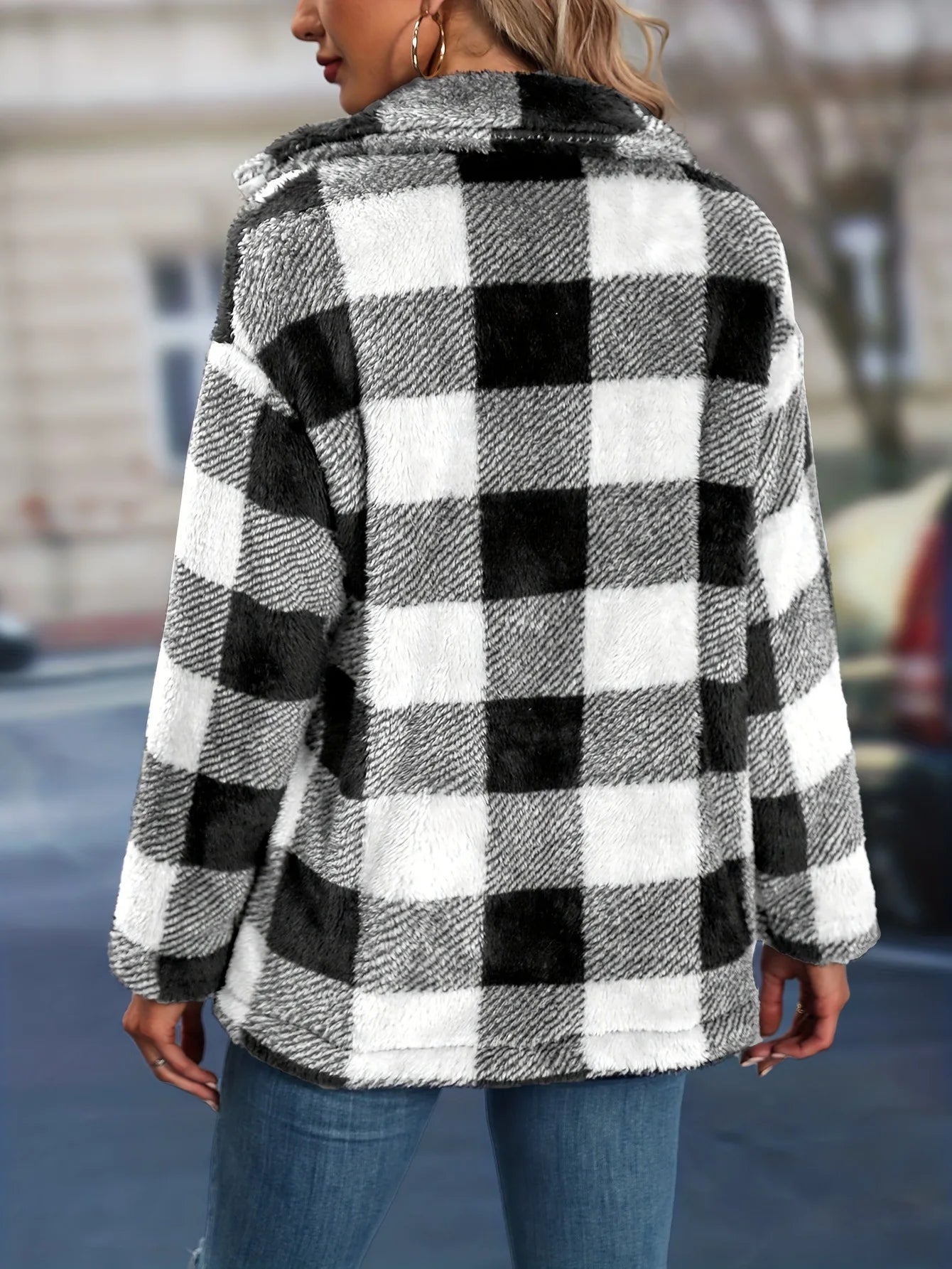 Carla - Casual Checked Jacket
