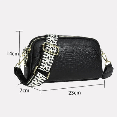 Amara - Refined Leather Shoulder Bag