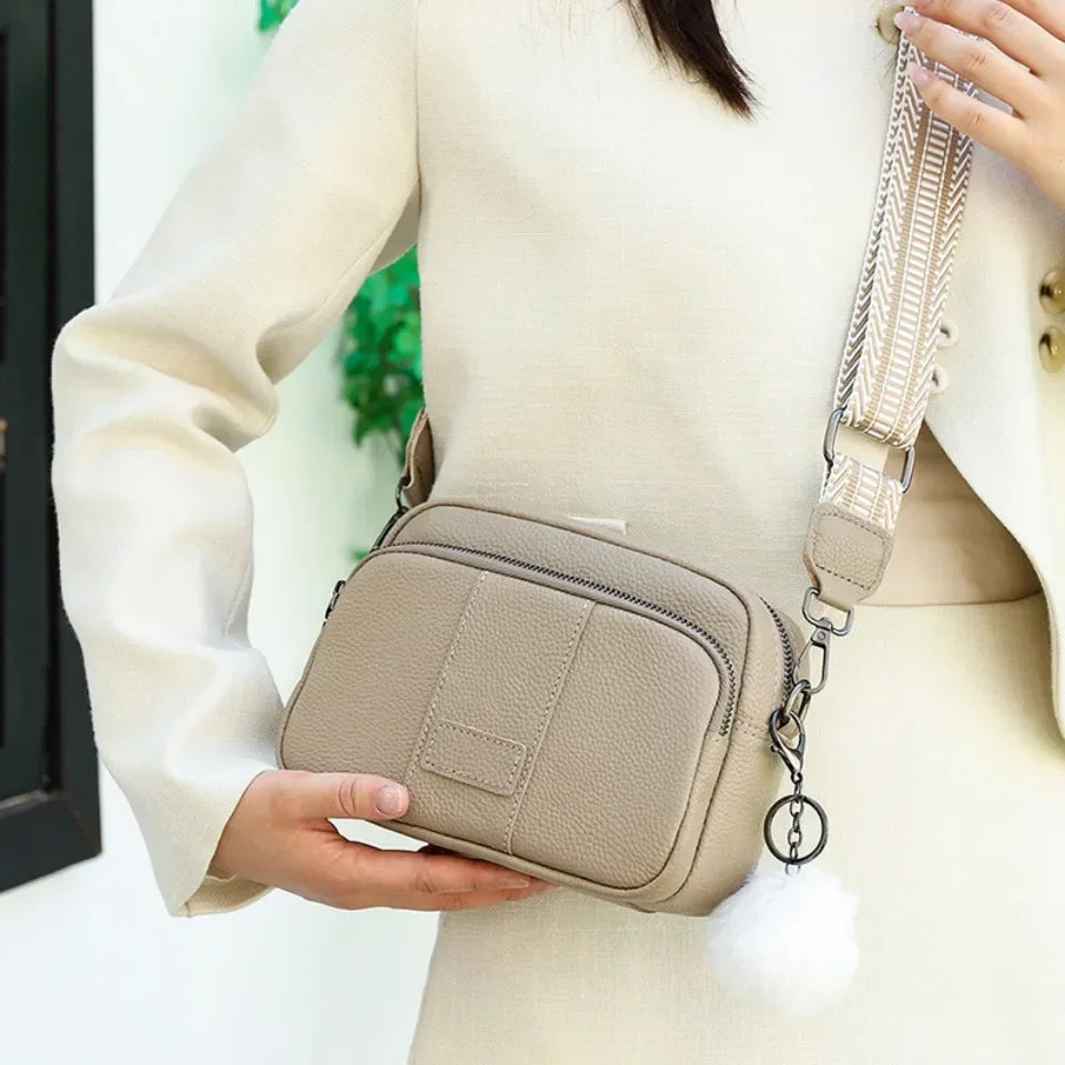 Maeve - Refined Leather Shoulder Bag