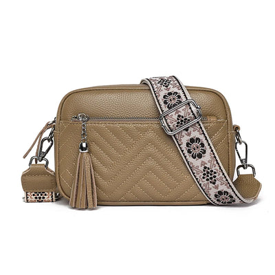 Bianca - Refined Leather Shoulder Bag