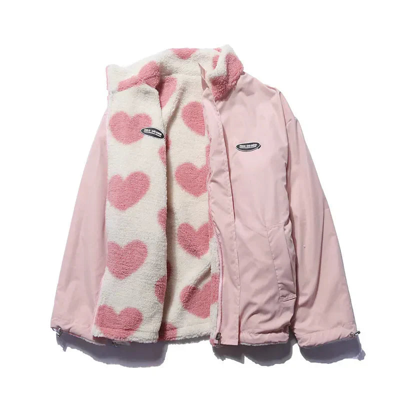 Teddy - Reversible Heart Coat