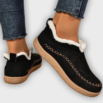 Vail - Warm Velvet Flat Winter Boots