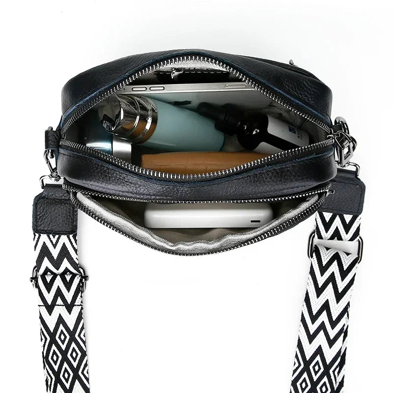 Belle - Refined Leather Shoulder Bag