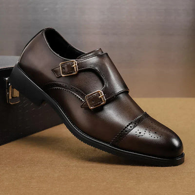 Lex - Double-Monk Strap Shoes