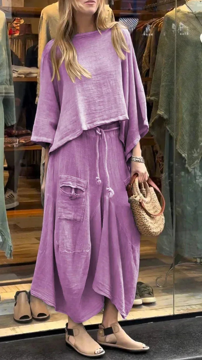 Pamela - Loose Casual Irregular Set