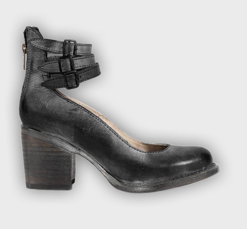 Ever - Women’s Round Toe Chunky Heels - Stylish Comfort for Every Occasion