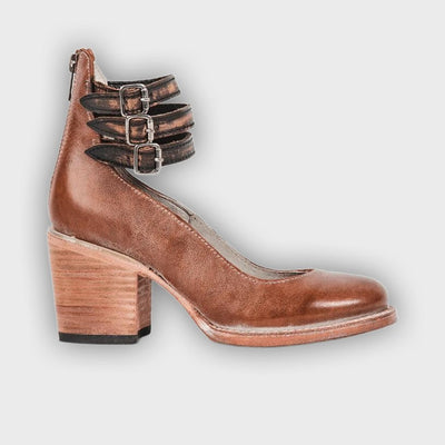 Ever - Women’s Round Toe Chunky Heels - Stylish Comfort for Every Occasion