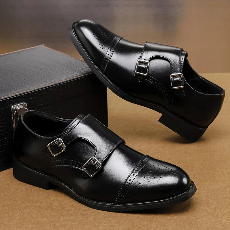 Lex - Double-Monk Strap Shoes