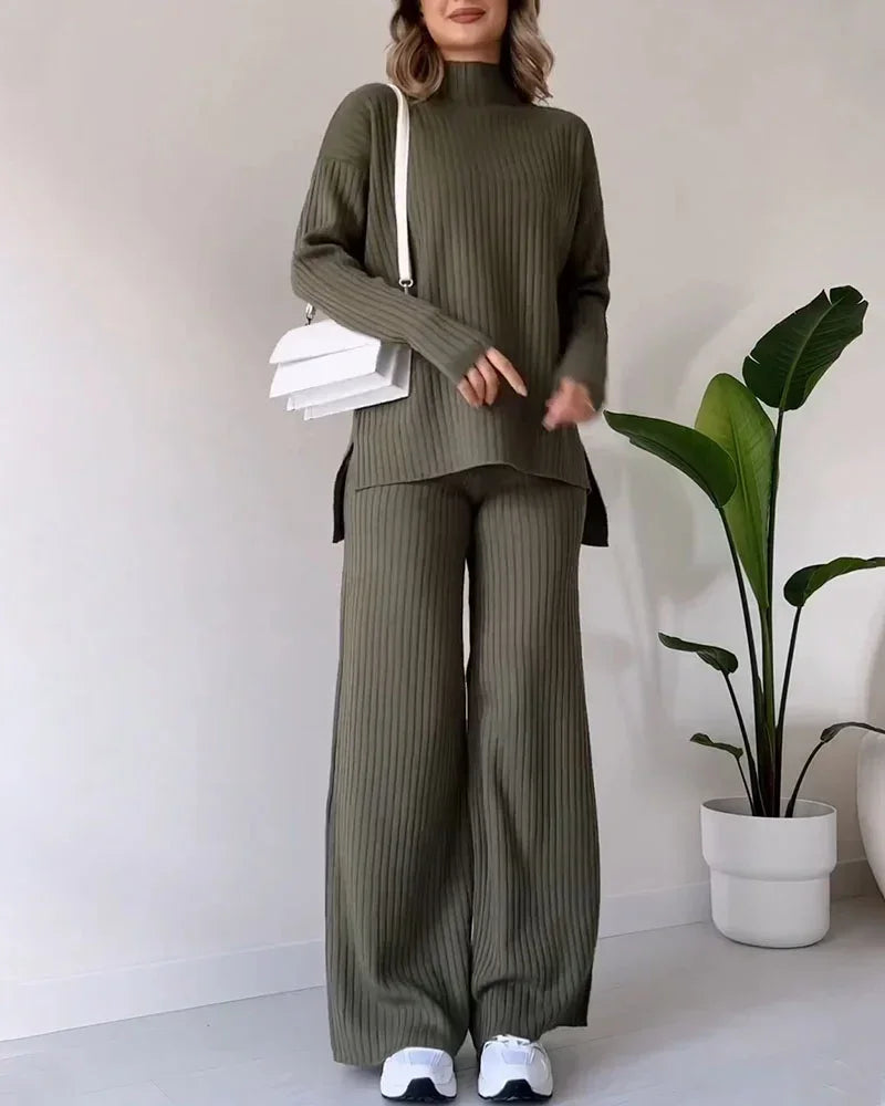 Chloe - Chic Knitted Sweater Set