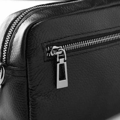 Belle - Refined Leather Shoulder Bag