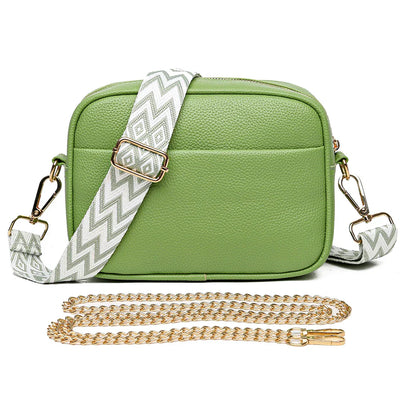 Zara - Refined Leather Shoulder Bag