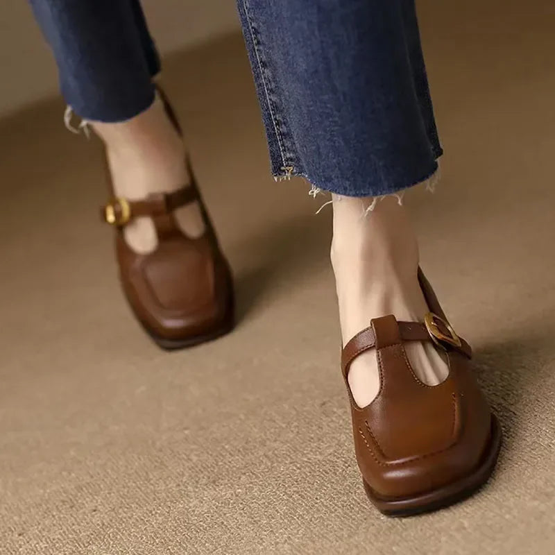 Ysolenne - T-Strap Shoes