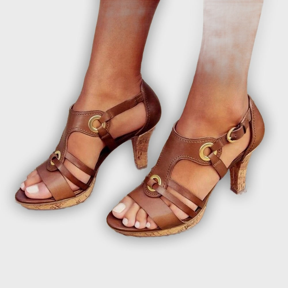 Aurelia - Chic Strappy Heeled Sandals