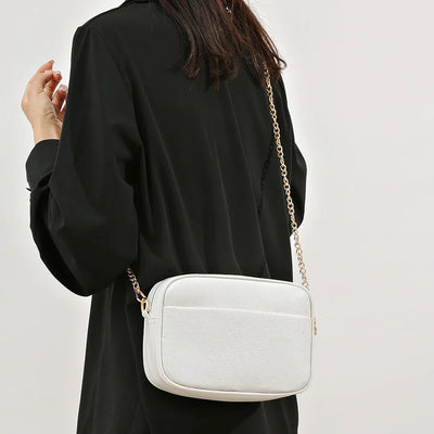 Zara - Refined Leather Shoulder Bag