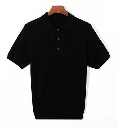 Lorenzi - Silk and Wool Polo Shirt